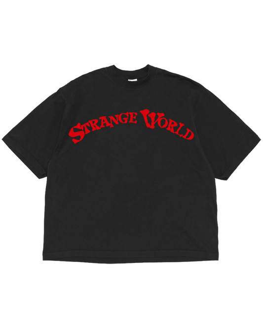 "Letter Man" StrangeWrld Shirt (Black)