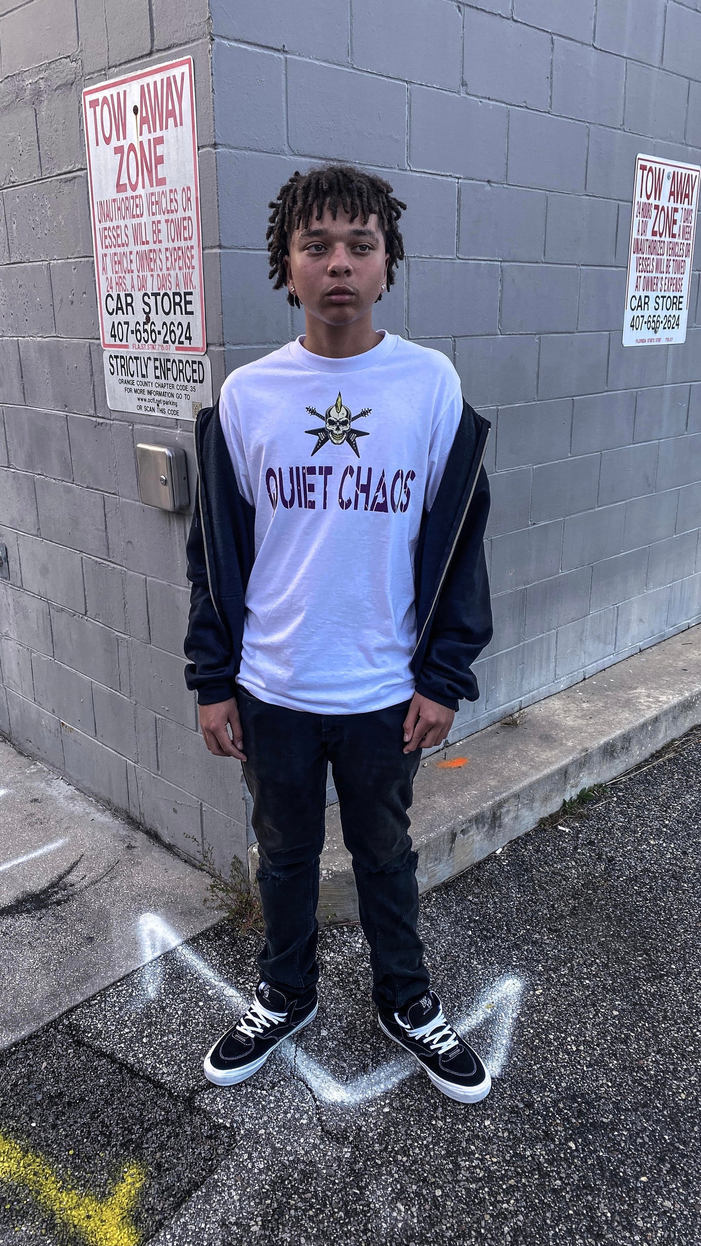 "Quiet Chaos" T-Shirt (White)